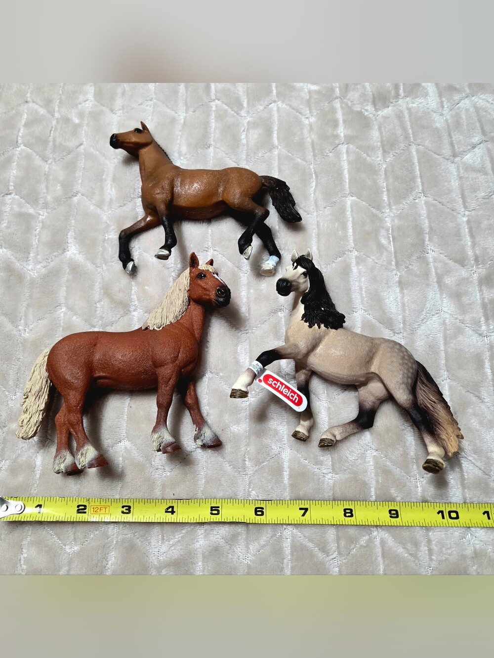 Schleich Realistic Horse Toy Set in Brown, Tan, and Black (From Ace Hardware)